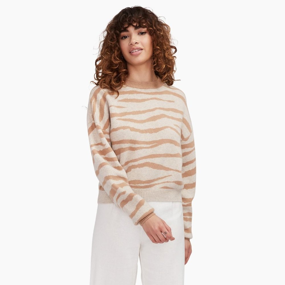 Tiger Stripes Cashmere Sweater from Naadam - Picture 2 of 9